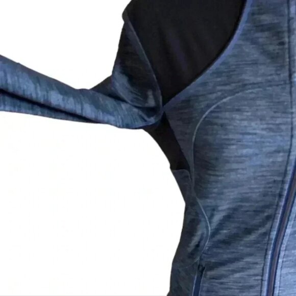 Lululemon Forme Jacket Reversible Slub Denim Limitless Blue 11/2012 Women's 6 - Picture 9 of 14